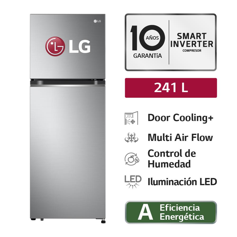 REFRIGERADORA LG GT24BPP 241L PLATEADO