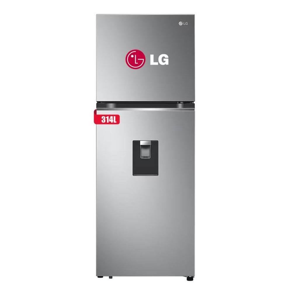 REFRIGERADORA LG TOP FREEZER 314L, DOORCOOLING, GT31WPP. PLATEADA