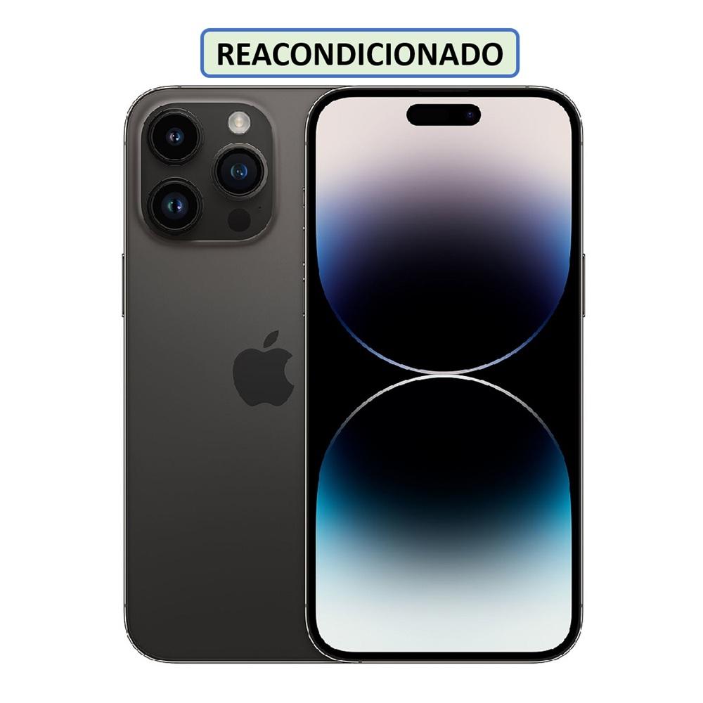 CELULAR APPLE IPHONE 14 PRO MAX ESIM 128GB 6GB NEGRO (REACONDICIONADO)