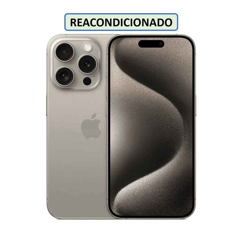 CELULAR APPLE IPHONE 15 PRO MAX C/CHIP 256GB 8GB NATURAL-TITANIO (REACONDICIONADO)