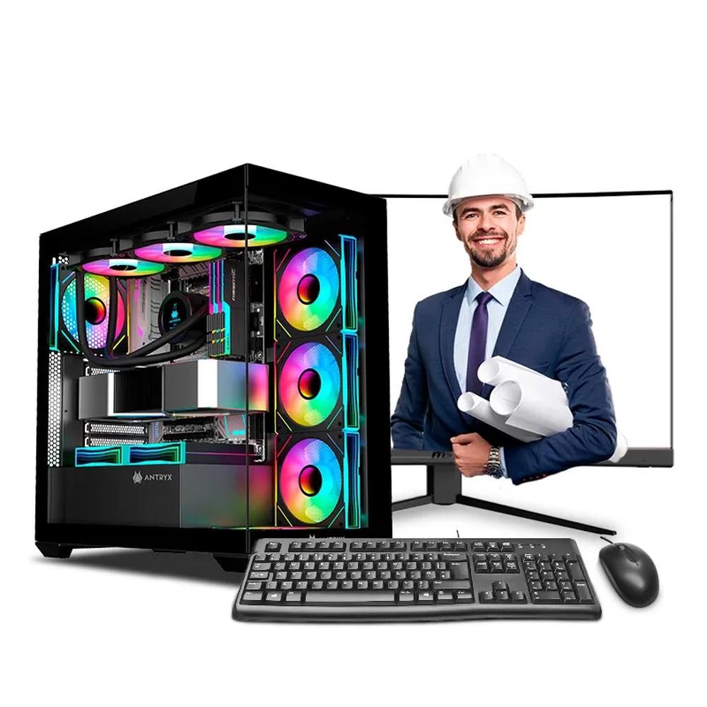 MI PC LISTA - PC INGENIERÍA Y DISEÑO CORE I9 14900K 64GB DDR5 1TB 27" VA RTX4070TI 16GB MIPCLISTA - MI PC LISTA 10699ING2002