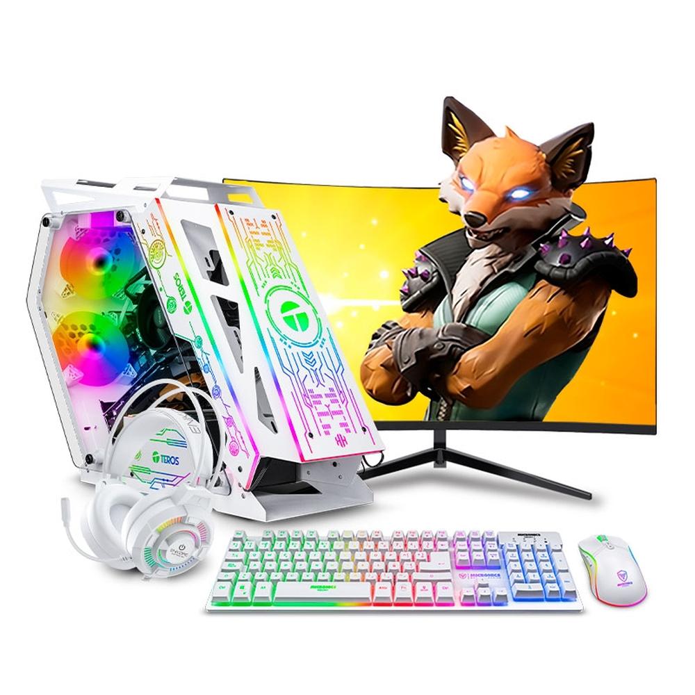 MI PC LISTA - PC GAMER DRACO RGB RYZEN 5 5500 32GB 500GB 24" CURVO RTX3050 6GB MIPCLISTA - MI PC LISTA 2999RYZ1902