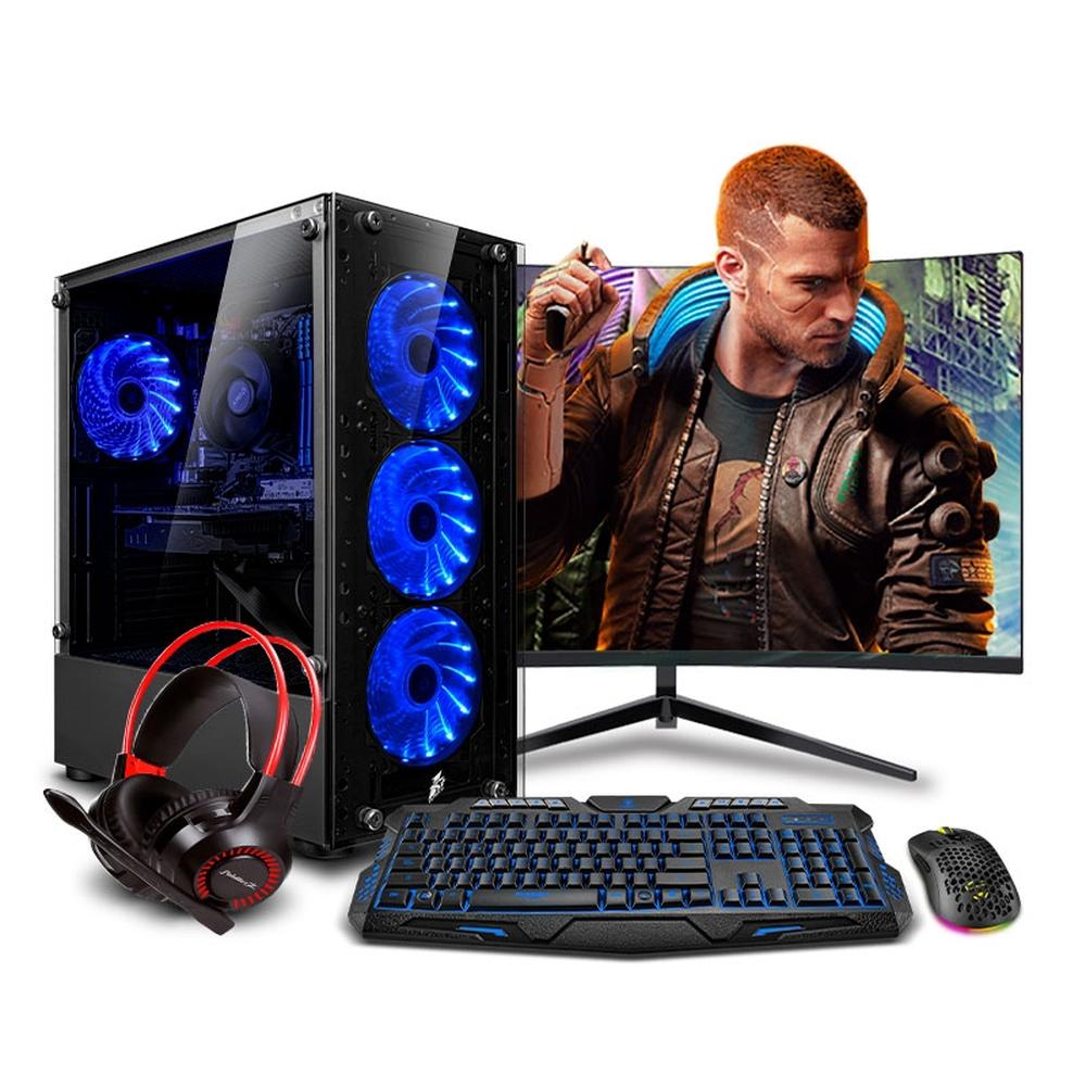 MI PC LISTA - PC GAMER MAX FALKOR BLUE RYZEN 5 5600X 32GB 500GB 24" CURVO RTX3060 12GB MIPCLISTA - MI PC LISTA 3699RYZ1902
