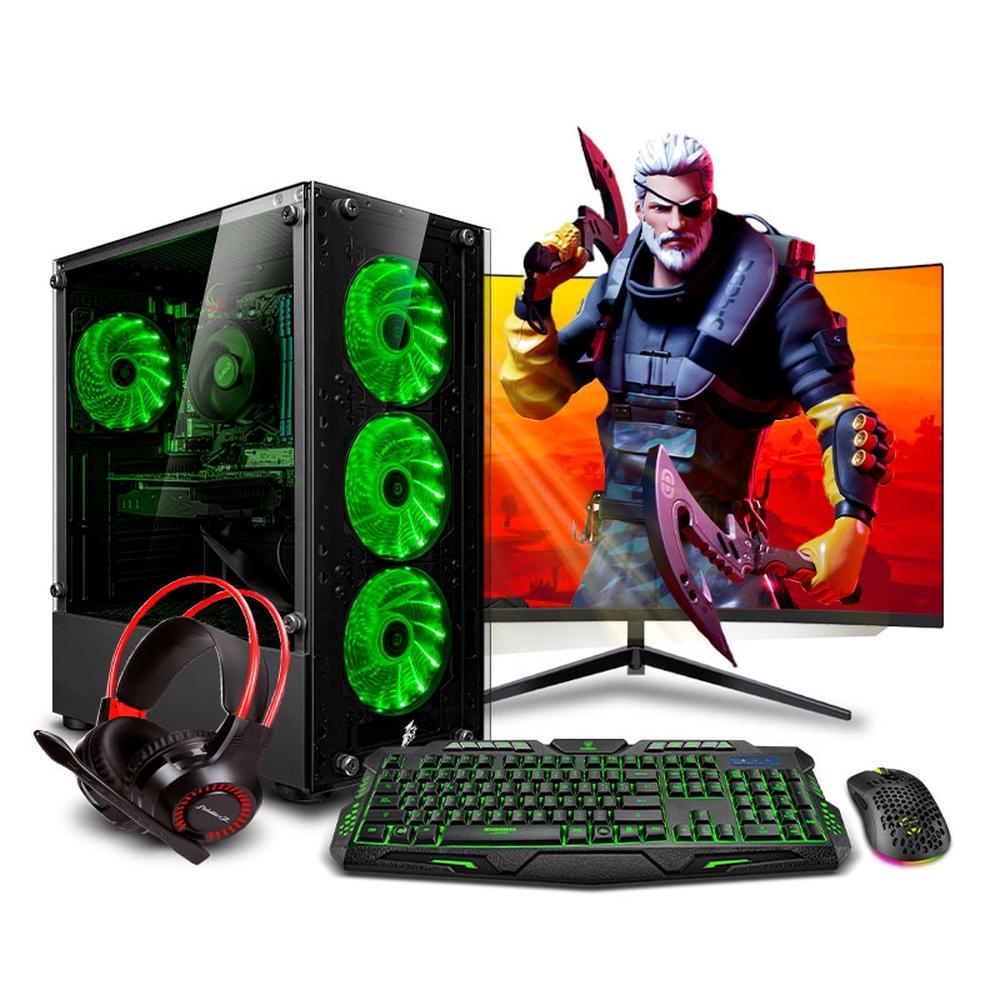 MI PC LISTA - PC GAMER STORM GREEN PLUS RYZEN 7 5700G 32GB 500GB 24" CURVO RTX3060 12GB MIPCLISTA - MI PC LISTA 3799RYZ1902