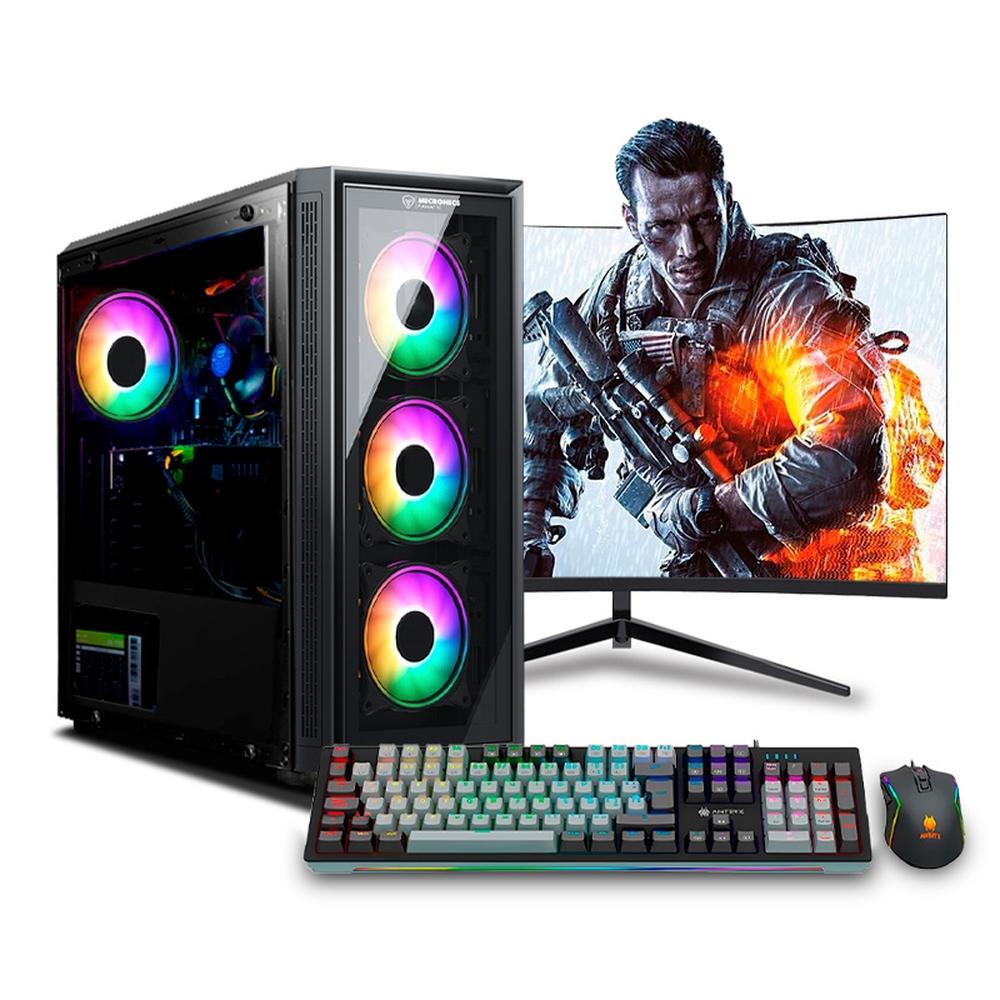 MI PC LISTA - PC GAMER FALKOR RED PLUS RYZEN 9 5900X 32GB 1TB 24" CURVO RTX3060 12GB MIPCLISTA - MI PC LISTA 5399RYZ1902