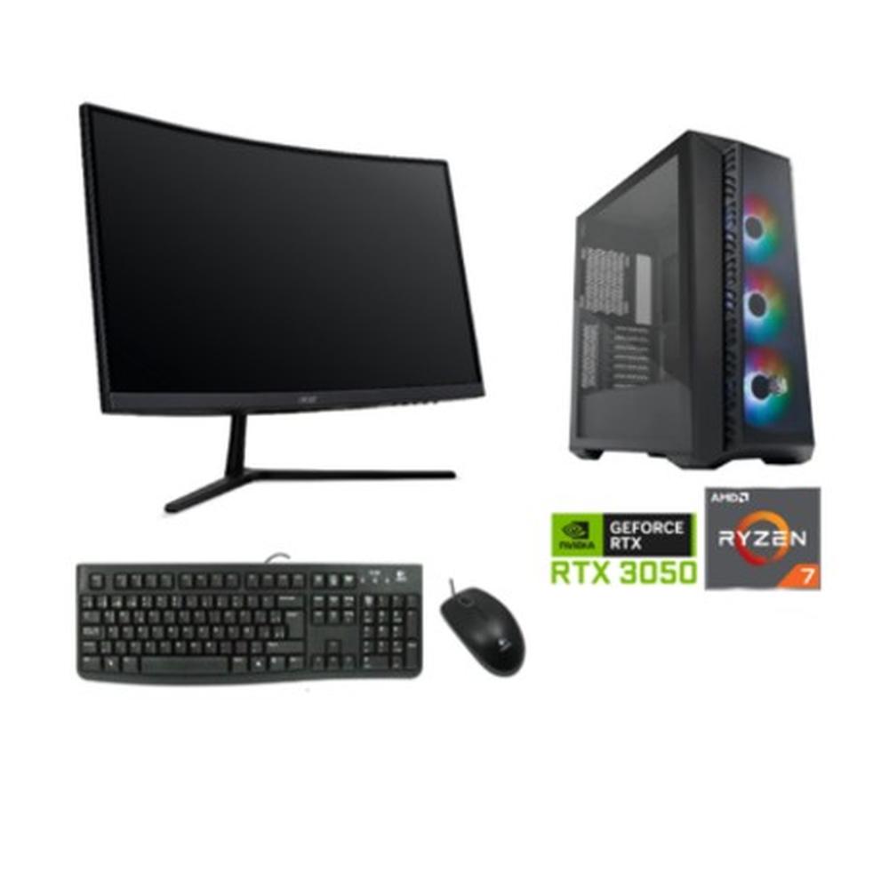 PC DE ESCRITORIO PROCESADOR AMD RYZEN 7 7700X, 16GB RAM, SSD 500GB, RTX 3050