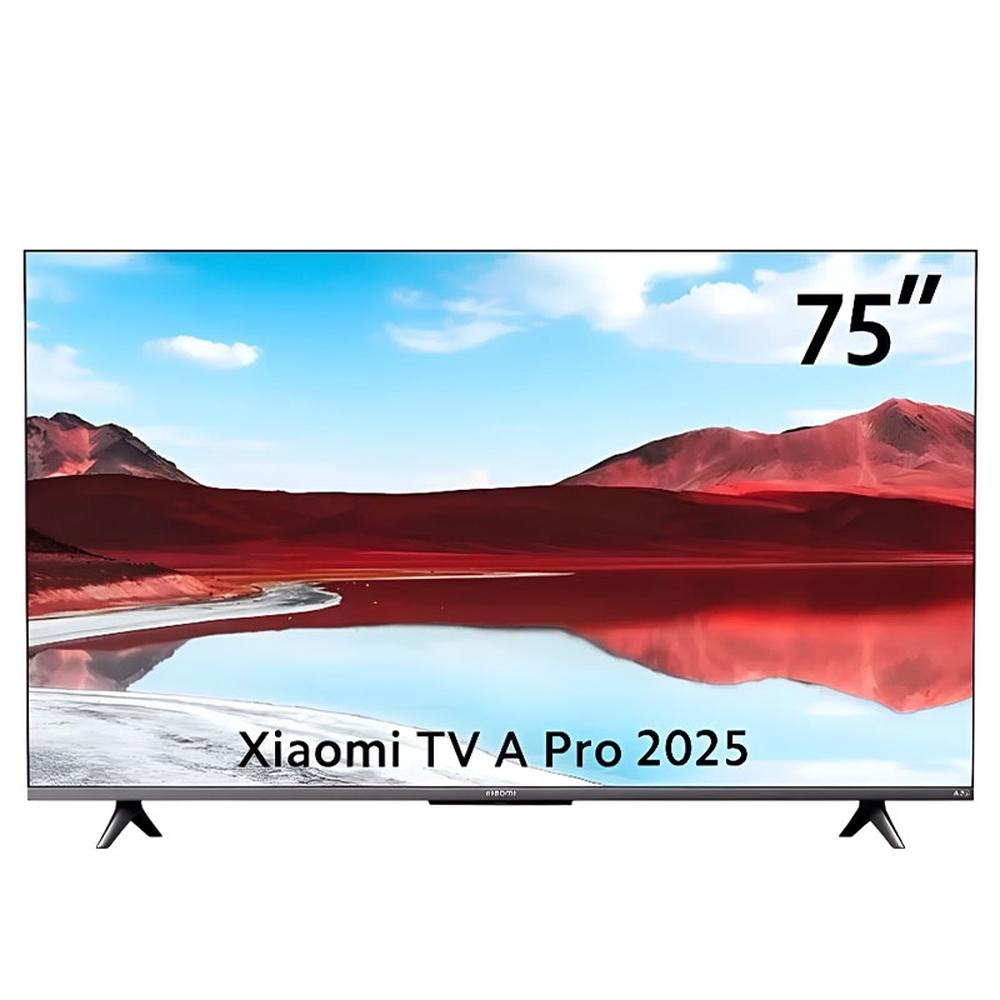 TELEVISOR XIAOMI TV A PRO 75'' 2025 L75MA-SPH 60HZ 4K QLED SO GOOGLE TV TM PLANO