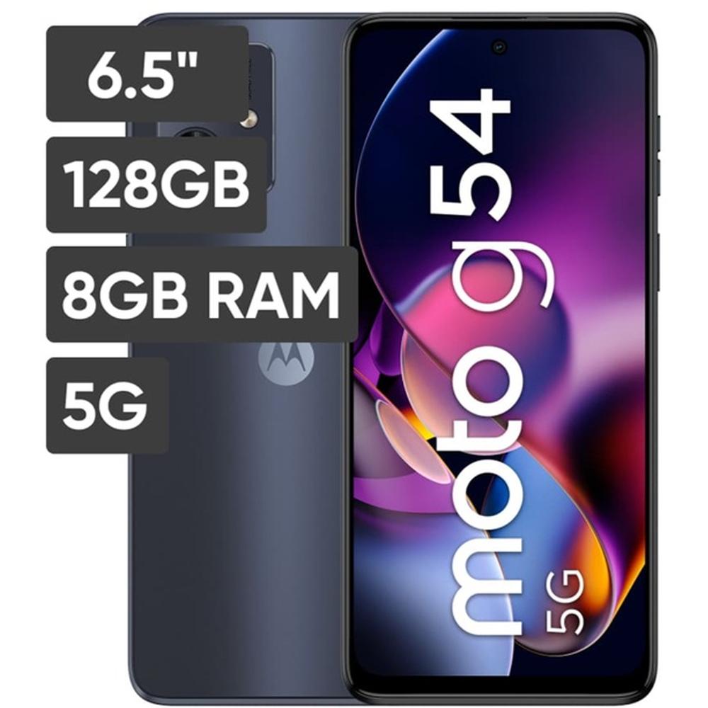 CELULAR MOTOROLA G54 6.5" 8GB 256GB 50MP+2MP NEGRO