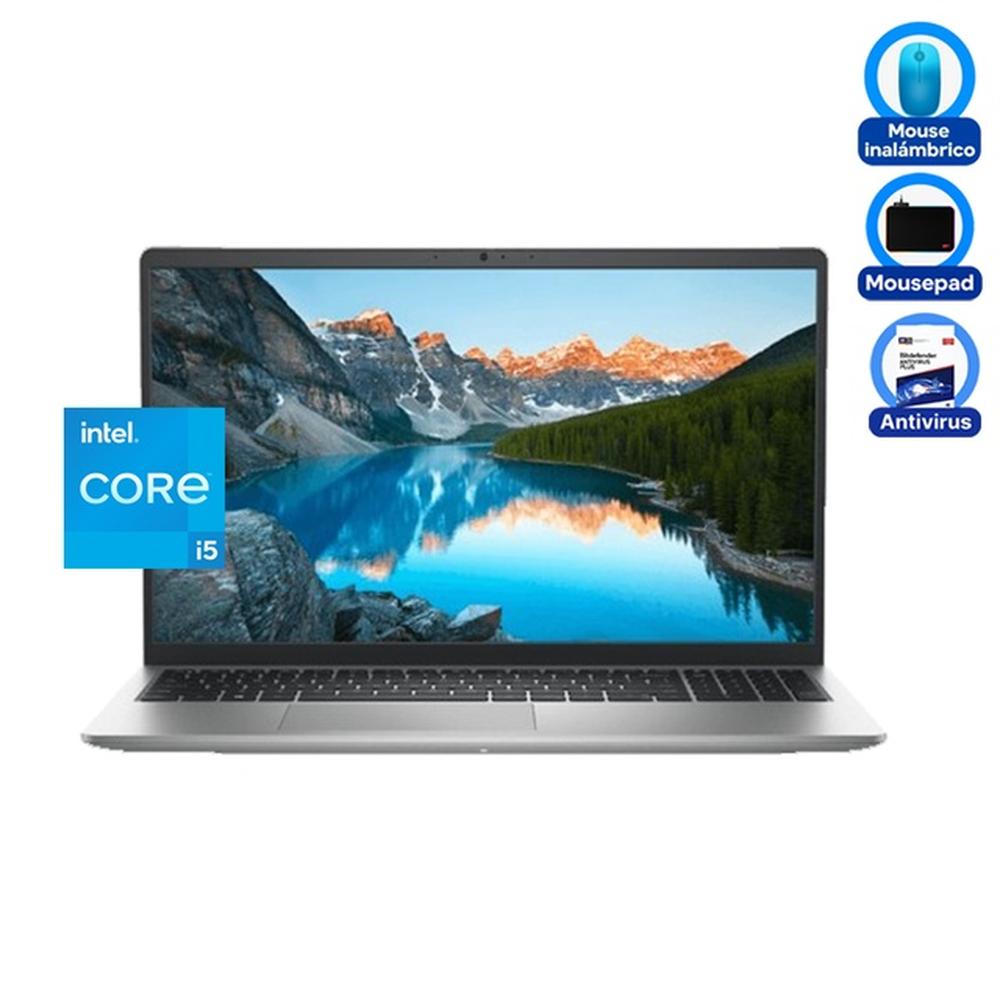 LAPTOP DELL INSPIRON 3520, 15.6 FHD, INTEL CORE I5-1235U HASTA 4.40GHZ, 8GB DDR4 2666MHZ, 512GB SSD, TECLADO EN ESPAÑOL, COLOR PLATINIUM SILVER