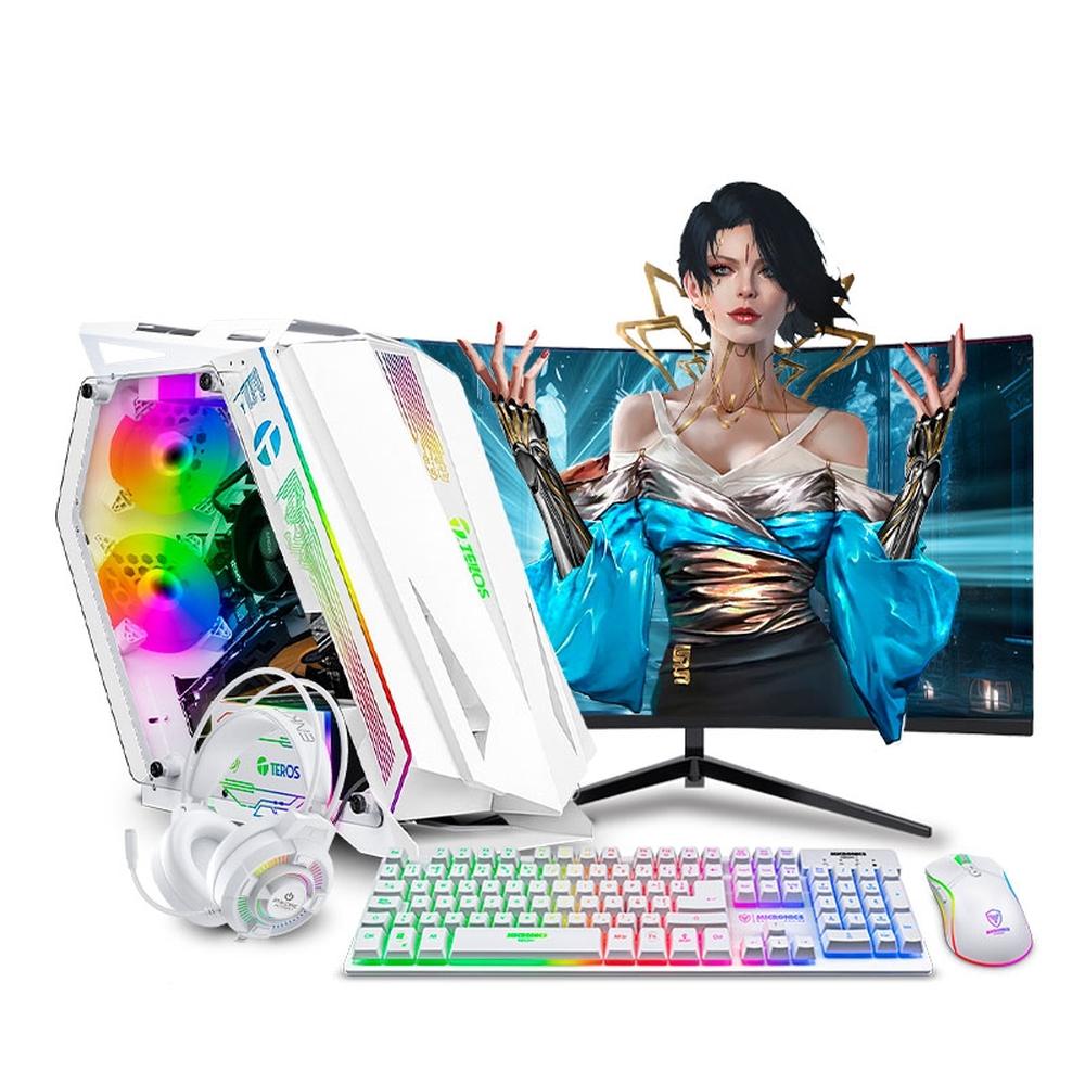 MI PC LISTA - PC GAMER DRACO WHITE PLUS CORE I7 12700F 32GB 1TB 24" CURVO RTX3060 12GB MIPCLISTA - MI PC LISTA