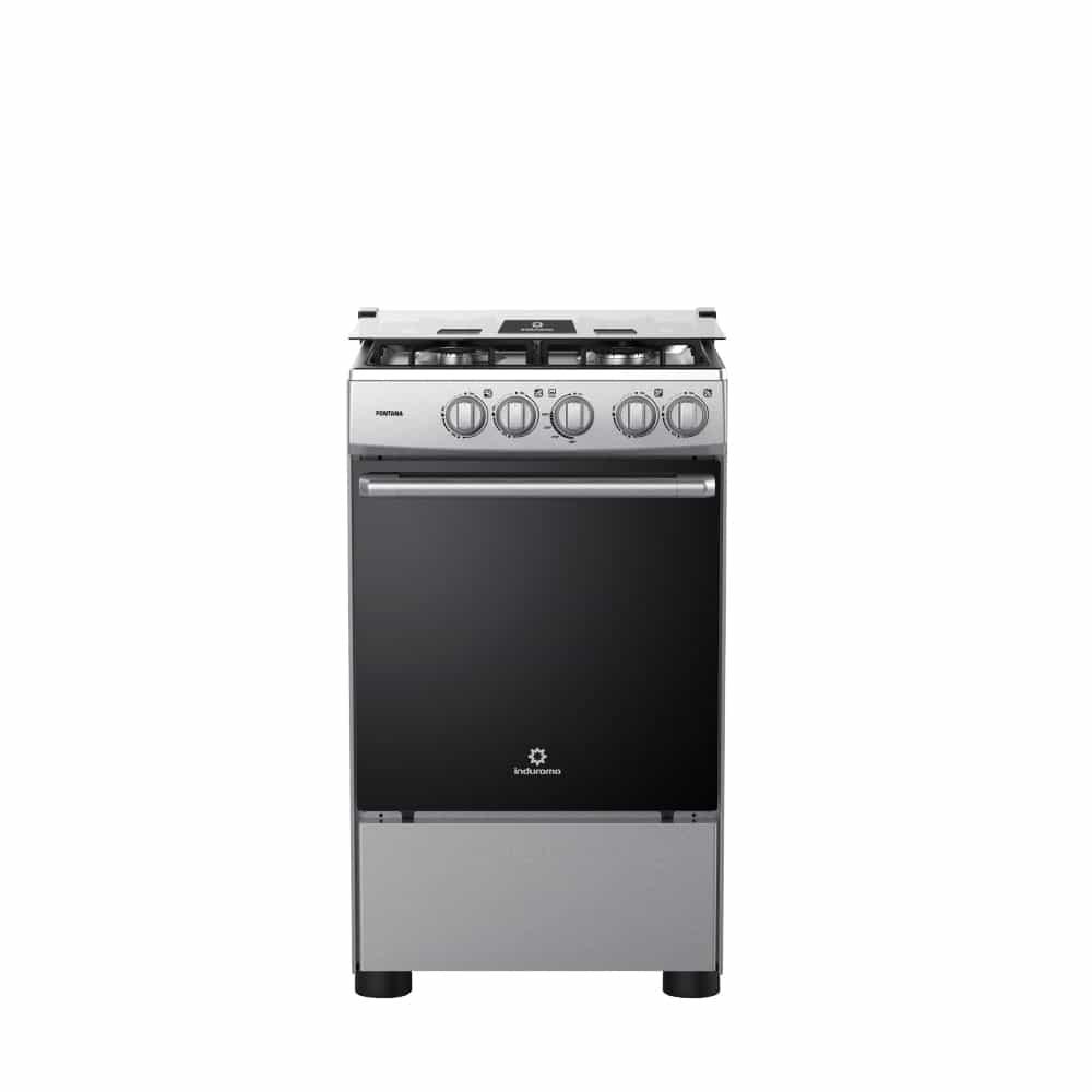 COCINA INDURAMA FONTANA 20" 4 HORNILLAS GRIS