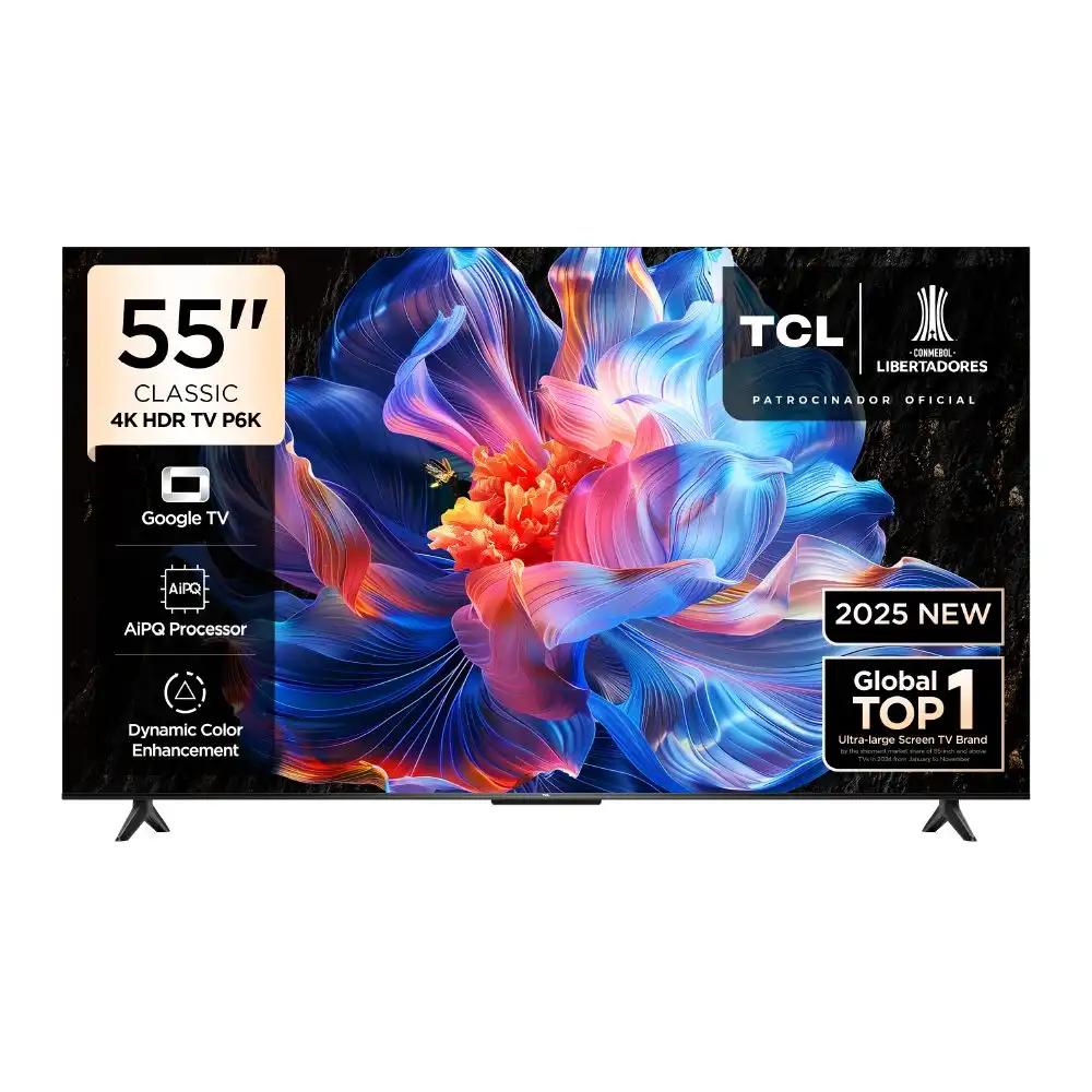 TELEVISOR SMART UHD 4K 55 PULGADAS TCL LED 55P6K