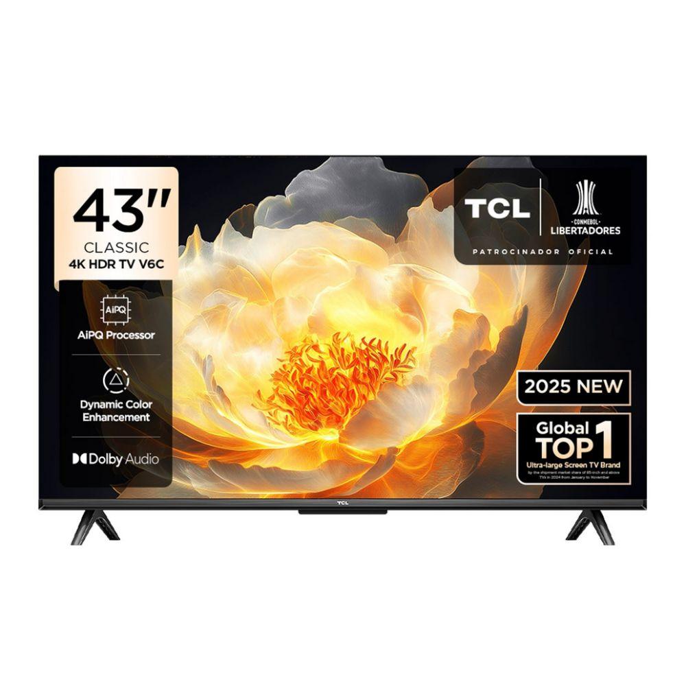 TELEVISOR SMART TCL 43" 43V6C UHD 4K