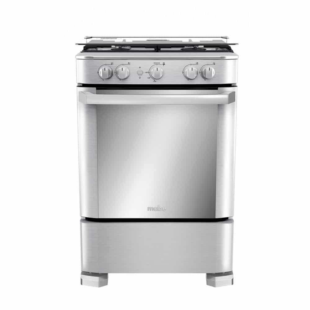 COCINA A GAS MABE 24" 4 HORNILLAS CMP6030FX1 SILVER