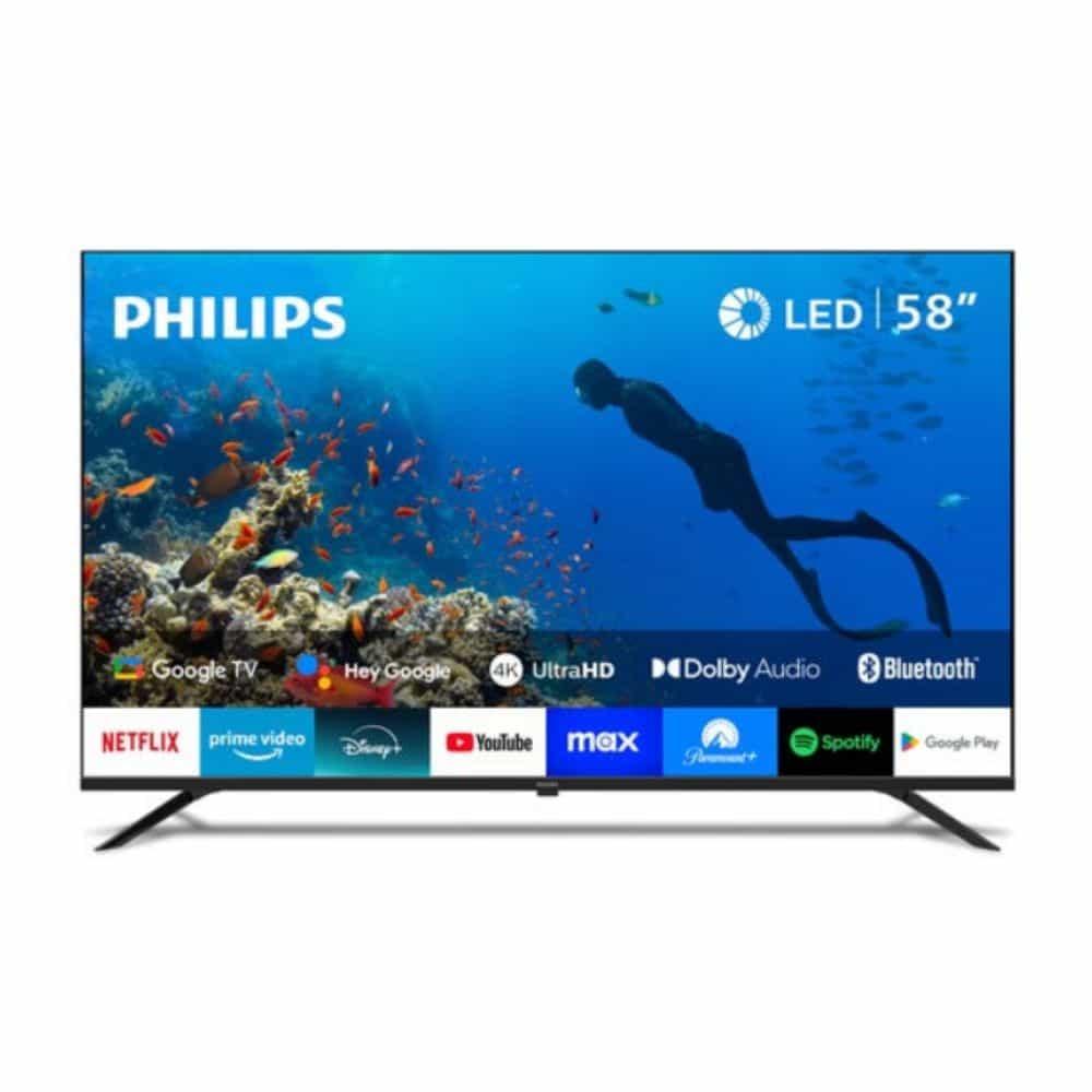 TELEVISOR SMART UHD 4K PHILIPS 58 PULGADAS 58PUD7019 GOOGLE TV