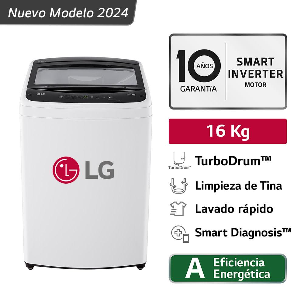 LAVADORA AUTOMATICA LG WT16WVTB 16K BLANCA