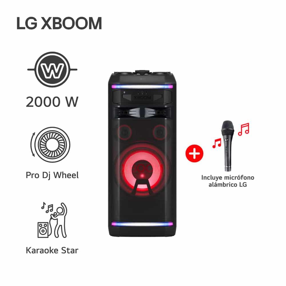 TORRE DE SONIDO LG XBOOM OK99M 2000W BLUETOOTH KARAOKE STAR
