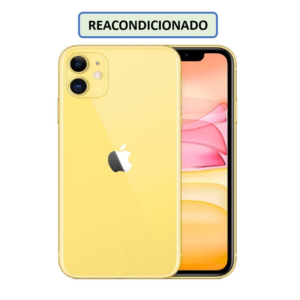 CELULAR APPLE IPHONE 11 128GB 4GB AMARILLO (REACONDICIONADO)
