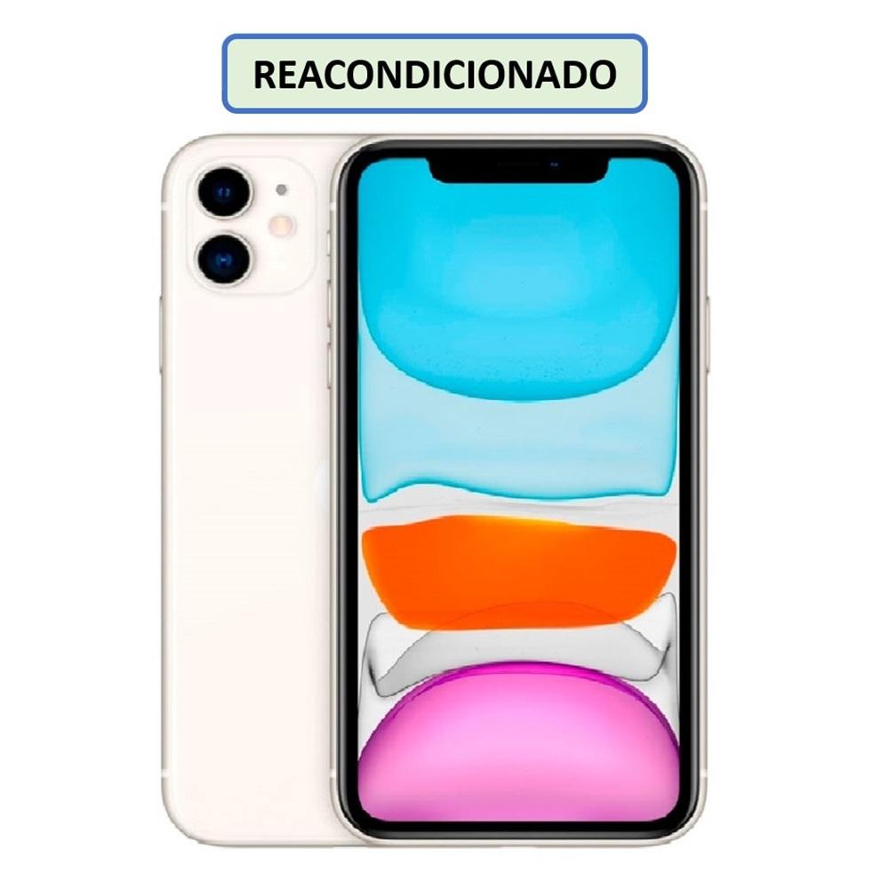 CELULAR APPLE IPHONE 11 128GB 4GB BLANCO (REACONDICIONADO)