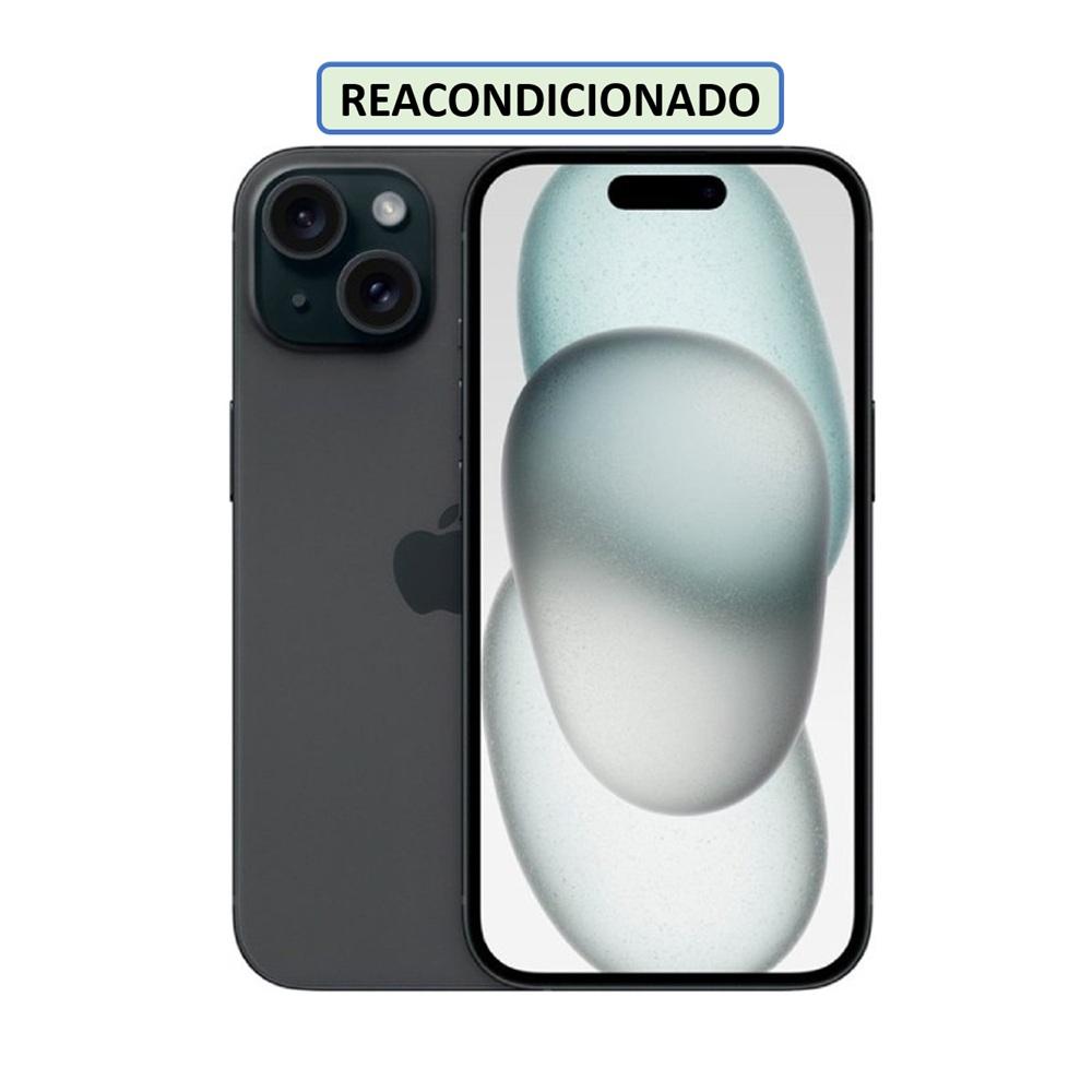 CELULAR IPHONE 15 C/CHIP 128GB 6GB NEGRO (REACONDICIONADO)