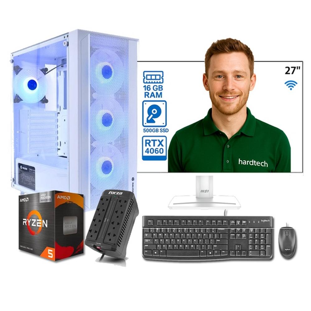 PC DE ESCRITORIO PROCESADOR AMD RYZEN 5 5600GT, 16GB RAM, SSD 500GB
