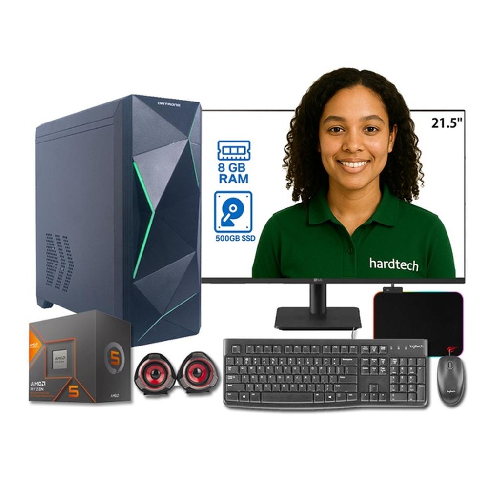 PC DE ESCRITORIO PROCESADOR RYZEN 5 8500G , 8GB RAM, SSD 500GB