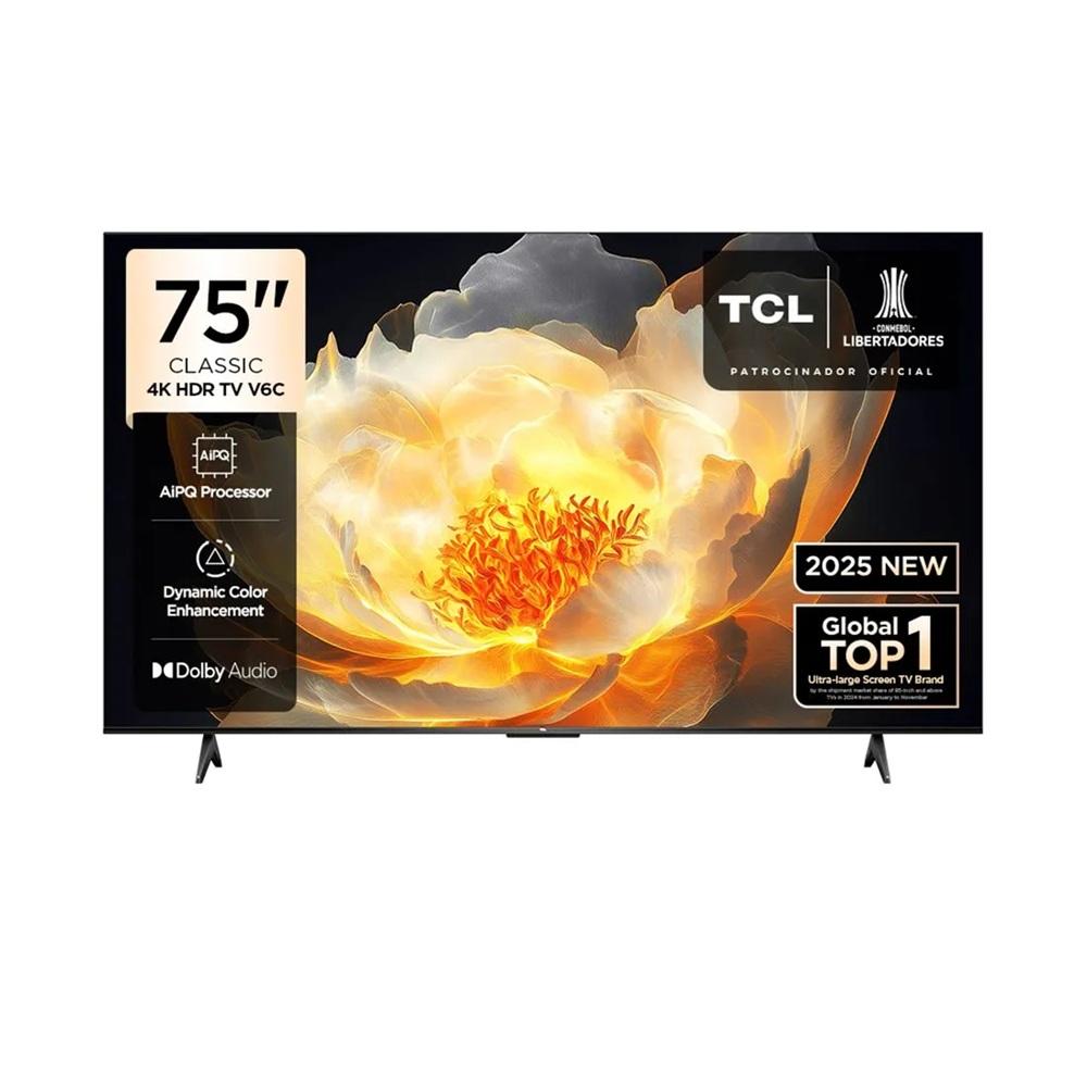 TELEVISOR TCL 75V6C 75" UHD GOOGLE TV