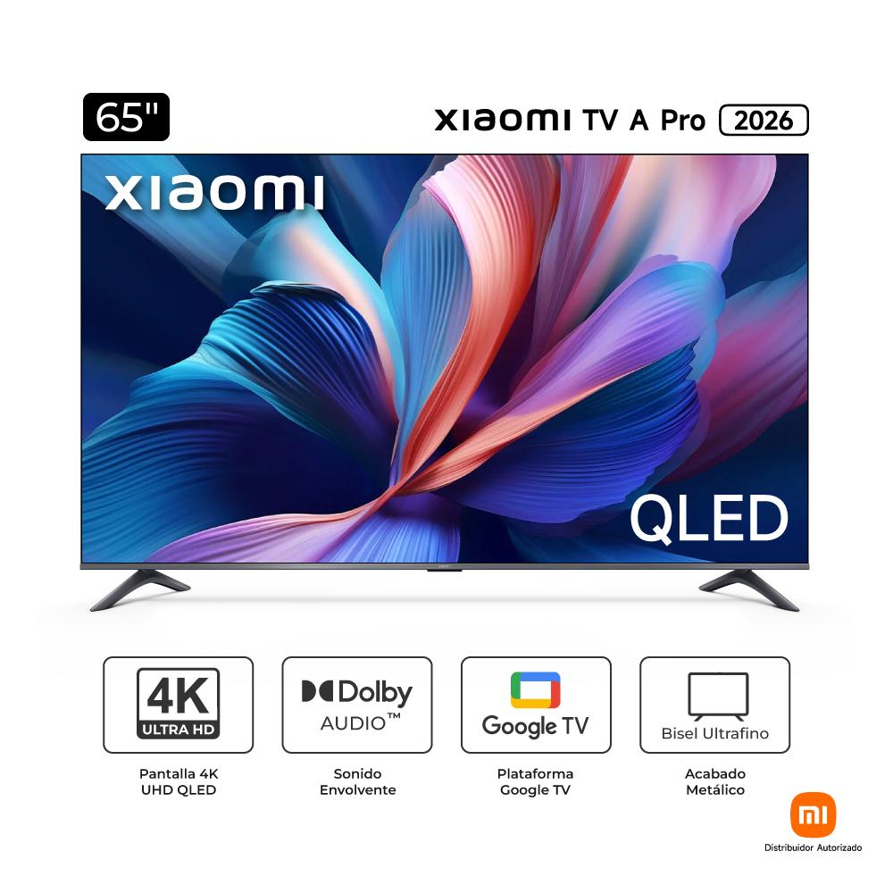 TELEVISOR XIAOMI 65" SMART TV QLED, 4K ULTRA HD, A PRO 2026