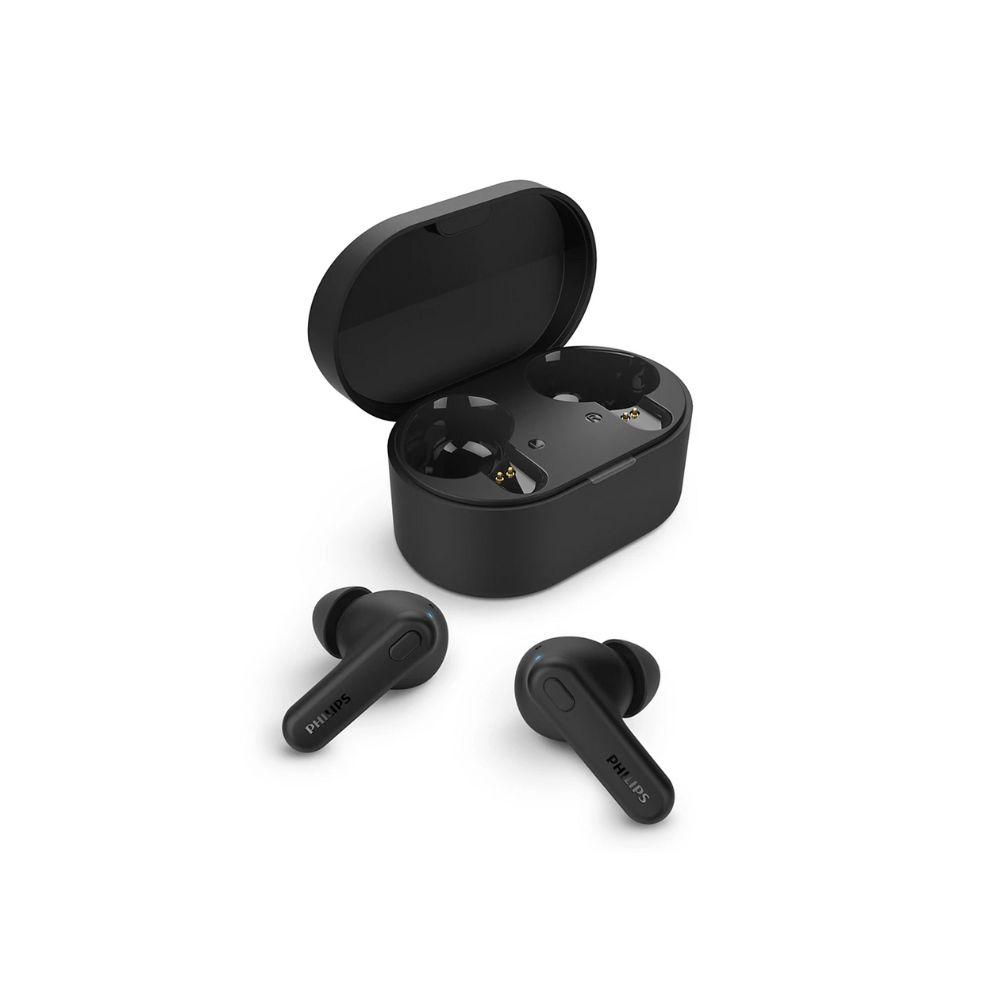 AUDÍFONOS TRUE WIRELESS PHILIPS TAT1108BK NEGROS