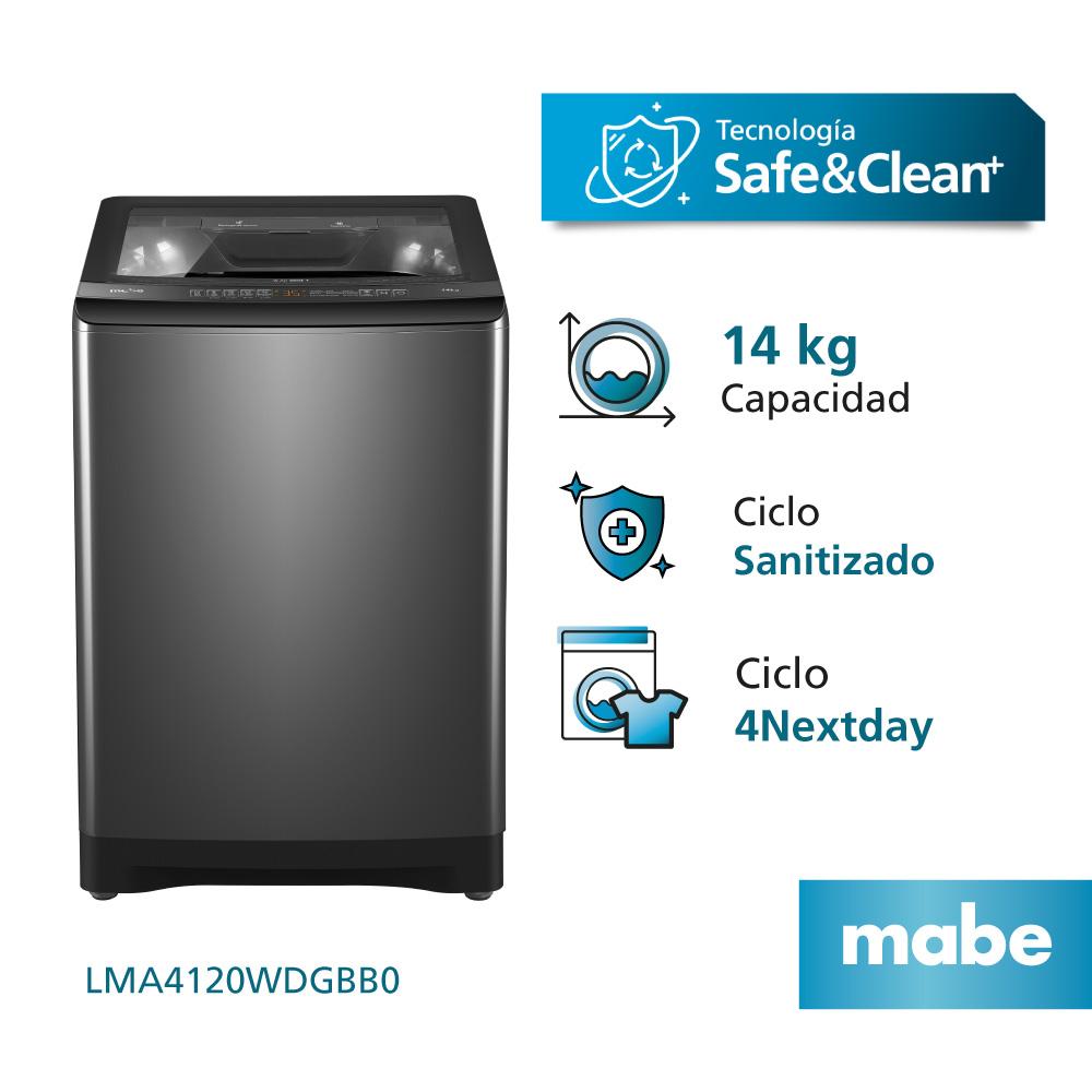 LAVADORA AUTOMÁTICA MABE LMA4120WDGBB0 14KG GRIS