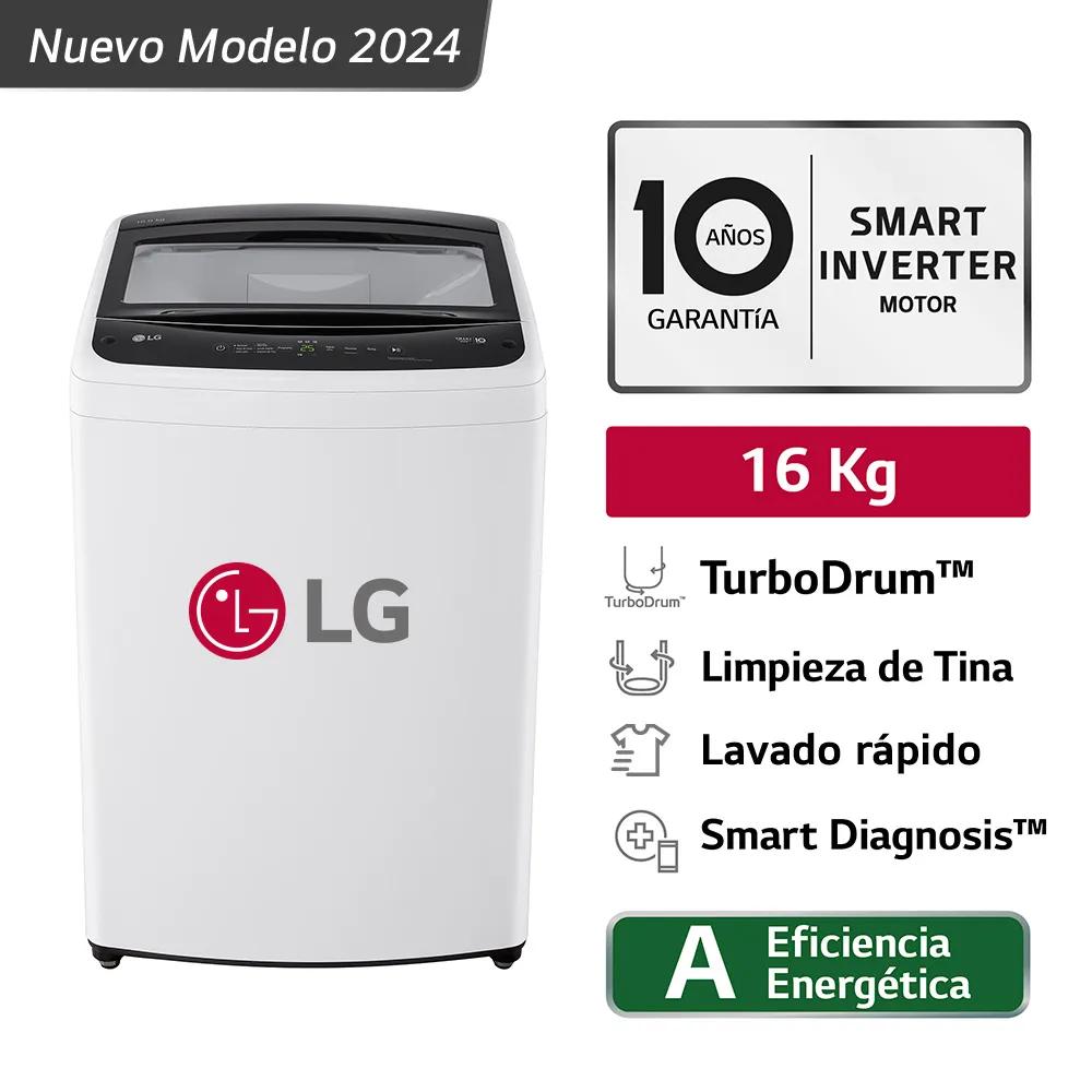 LAVADORA AUTOMATICA LG WT16WVTB 16K BLANCA