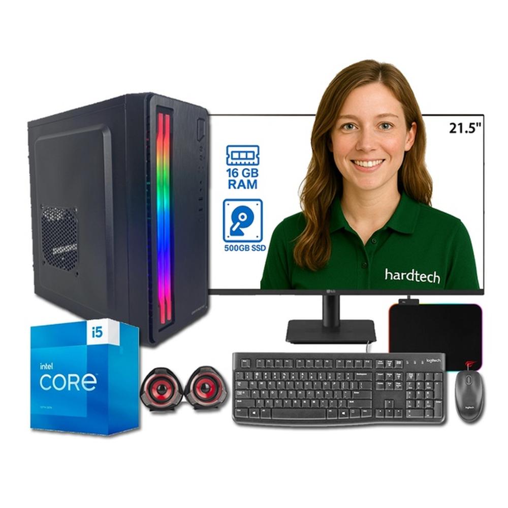 COMPUTADORA DE ESCRITORIO PROCESADOR INTEL COREI5-13400, 16GB RAM, 500 GB SSD