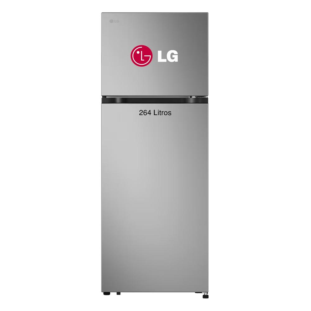 REFRIGERADORA LG TOP FREEZER 264 LT LINEARCOOLING MULTI-AIR FLOW VT26BPY PLATEADA
