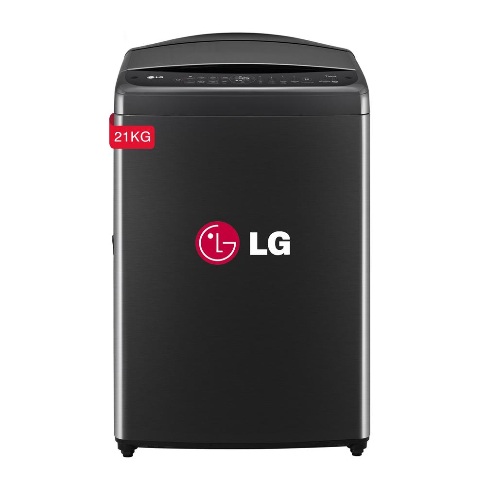 LAVADORA LG DE 21 KG, CARGA SUPERIOR, 6 MOTION DD, WT21PBVS6, NEGRO CLARO
