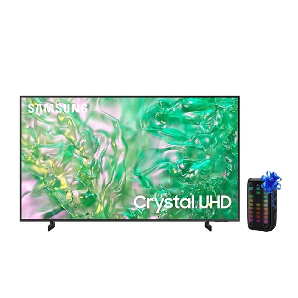 TELEVISOR SAMSUNG SMART TV 65” LED 4K CRYSTAL UHD UN65DU8000GXPE + PARLANTE EVERSOUND EV5000 DE REGALO
