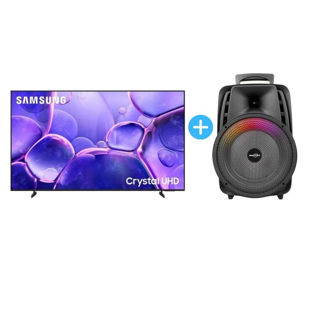 COMBO TELEVISOR 55 CRYSTAL UHD SMART TV SAMSUNG UN55U8000 + PARLANTE GREATNICE WIRELESS SPEAKER GTS-2047