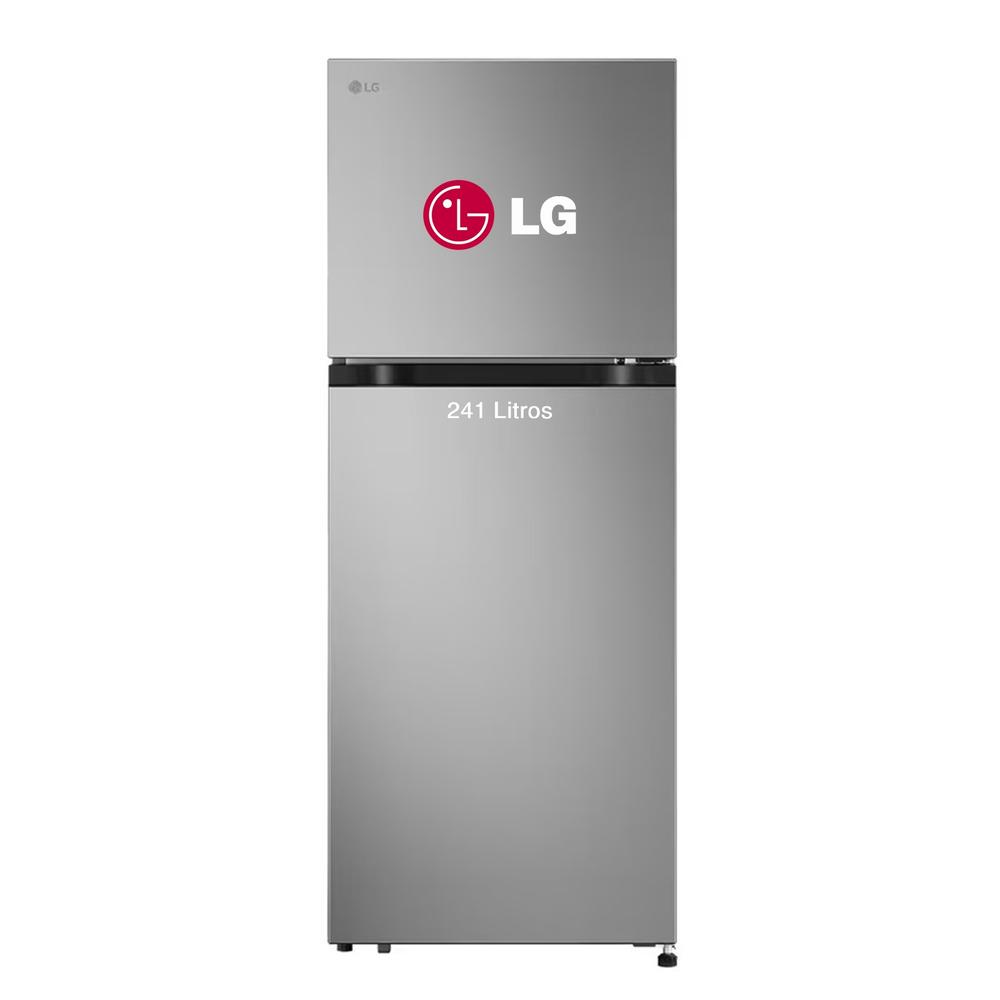 REFRIGERADORA LG TOP FREEZER 241 LT LINEARCOOLING MULTI-AIR FLOW VT24BPY PLATEADA