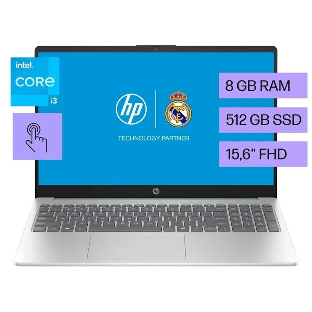 LAPTOP HP 15.6" TACTIL 15-FD0131LA CORE i3-N305 WIN11 8GB 512GB SSD