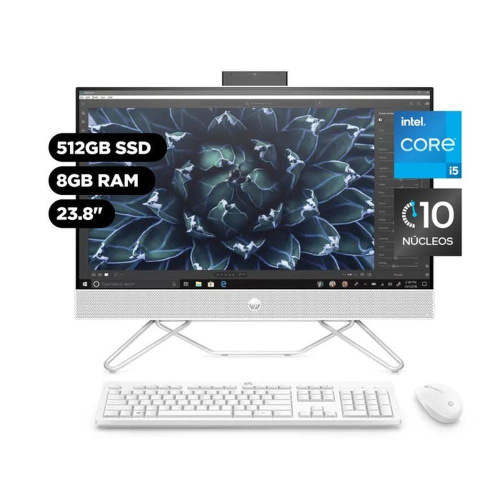 COMPUTADORA ALL IN ONE HP 23.8" 24-CB1009LA FULL HD CORE i5-1235U WIN11 8GB 512GB SSD