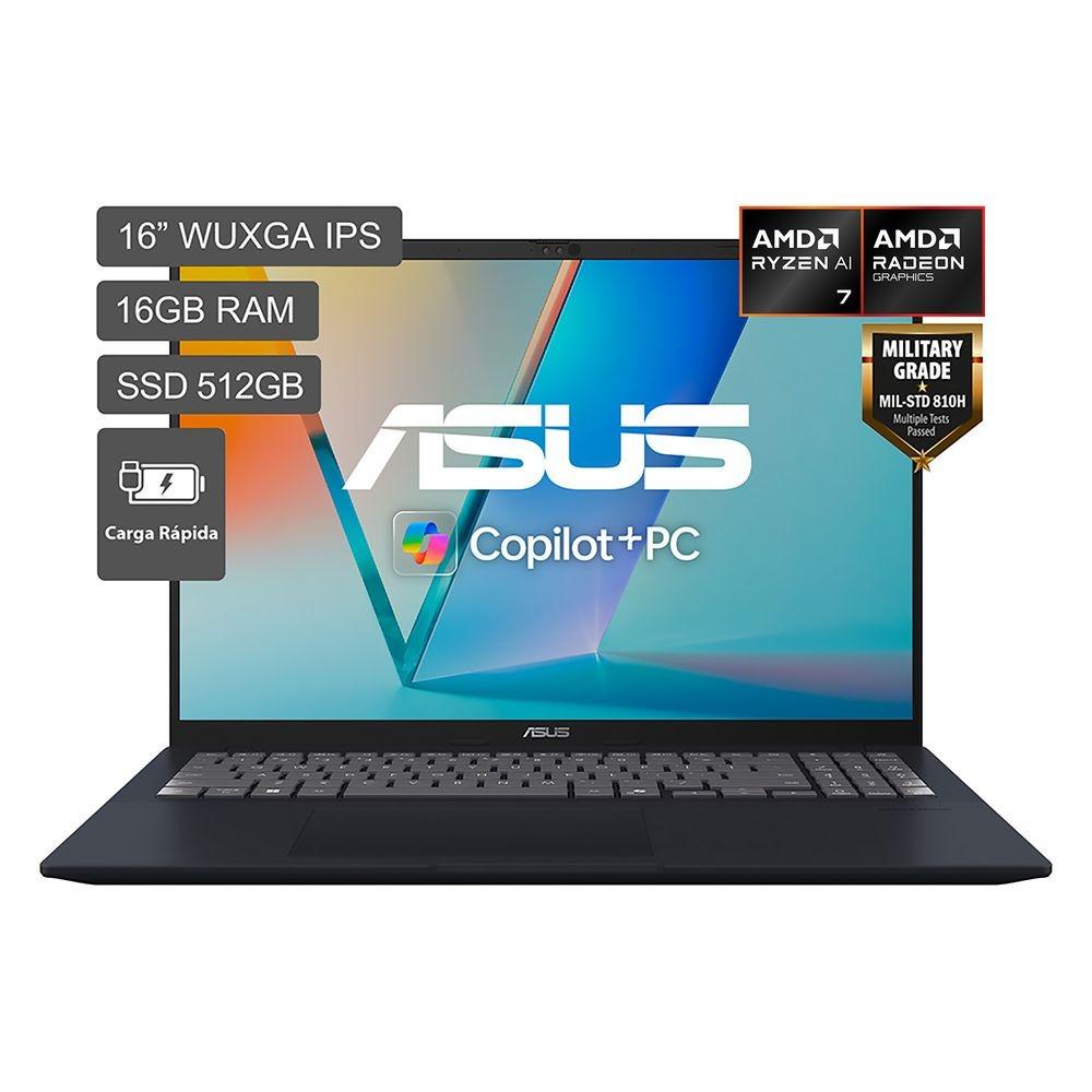 LAPTOP ASUS 16.0" M1607KA-MB050W WUXGA AMD RYZEN Ai7-350 WIN11 16GB 512GB SSD