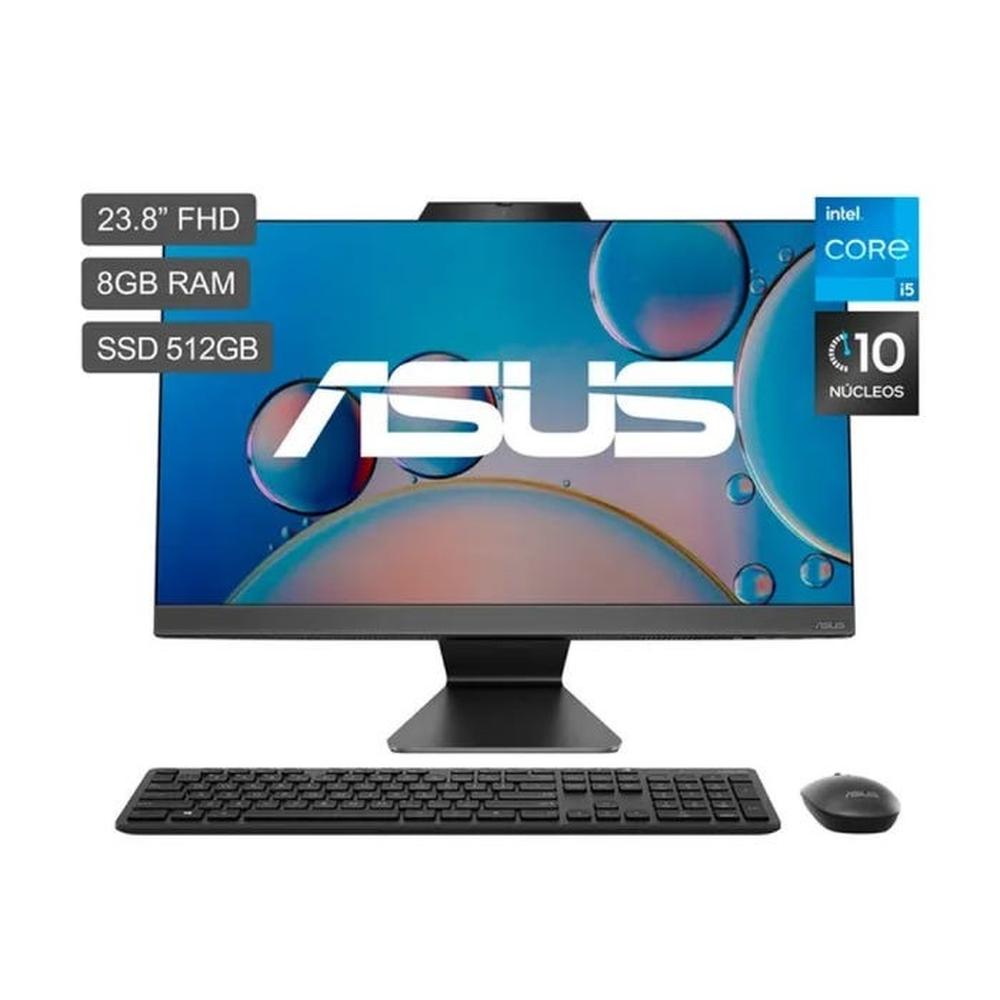 COMPUTADORA ALL IN ONE ASUS 23.8" A3402WVAKBPC053W FULL HD CORE i5-1335U WIN11 8GB 512GB SSD