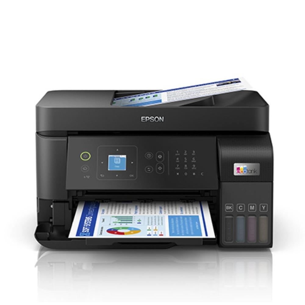 IMPRESORA MULTIFUNCIONAL EPSON L5590, USB, WIFI, COLOR NEGRO