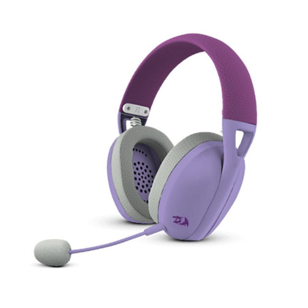 AUDIFONOS GAMING INALÁMBRICOS REDRAGON IRE H848,WIRELESS 2.4GHZ,BLUETOOTH,COLOR MORADO/LILA