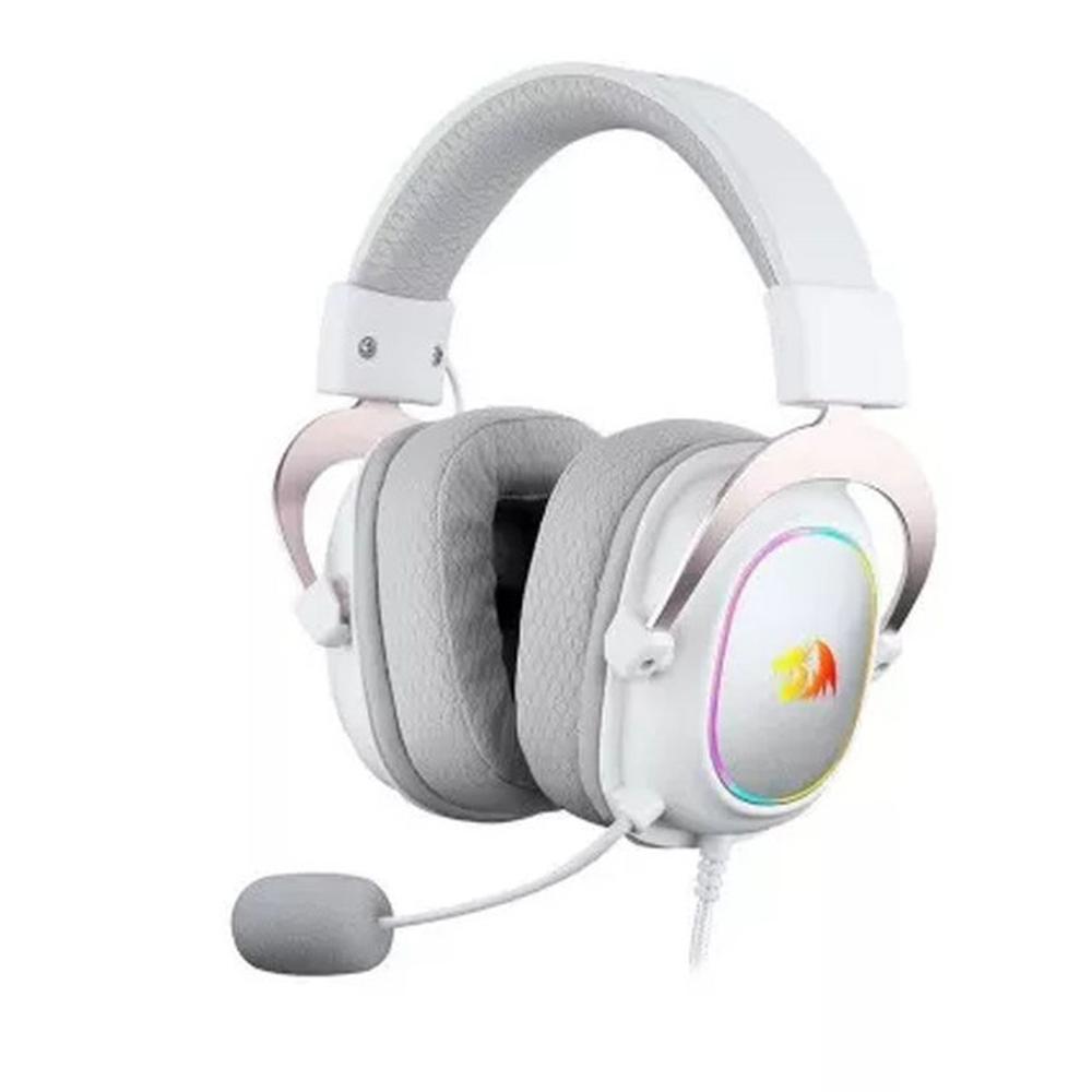 AUDIFONOS GAMING REDRAGON ZEUS X H510W,RGB,7.1 VIRTUAL,USB ,COLOR BLANCO