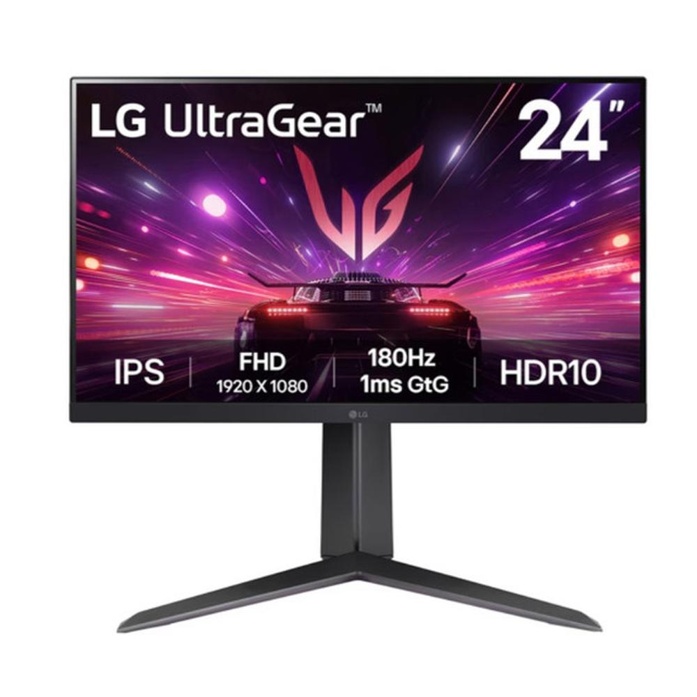 MONITOR LED 24 LG 24GS65F, 1920X1080, GAMING, IPS, FHD, 180HZ/1MS, HDMI, DP, HDR10, FREESYNC