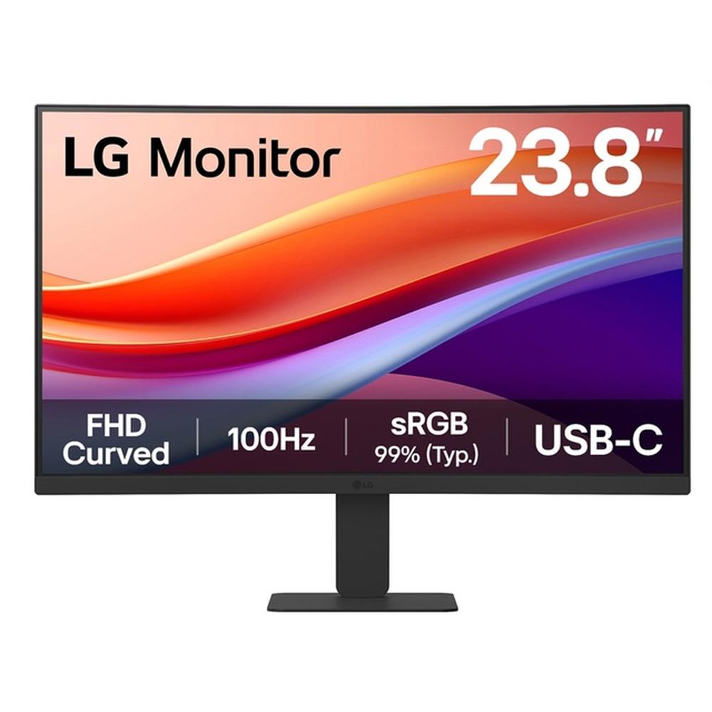 MONITOR LG 24U421A-B , 23.5, CURVO VA 100 HZ, 1 HDMI, 1 USB C
