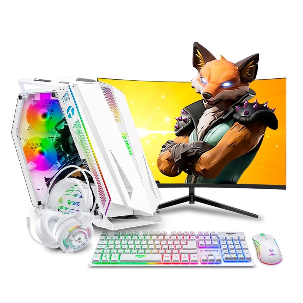 MI PC LISTA - PC GAMER DRACO RGB RYZEN 5 5500 16GB 500GB 24" CURVO RTX3050 6GB MIPCLISTA - MI PC LISTA