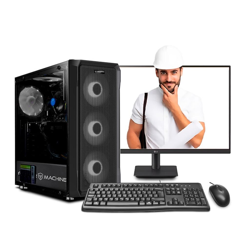 MI PC LISTA - PC INGENIERÍA Y DISEÑO CORE I7 12700F 32GB DDR5 1TB 24" IPS RTX5060 8GB MIPCLISTA - MI PC LISTA