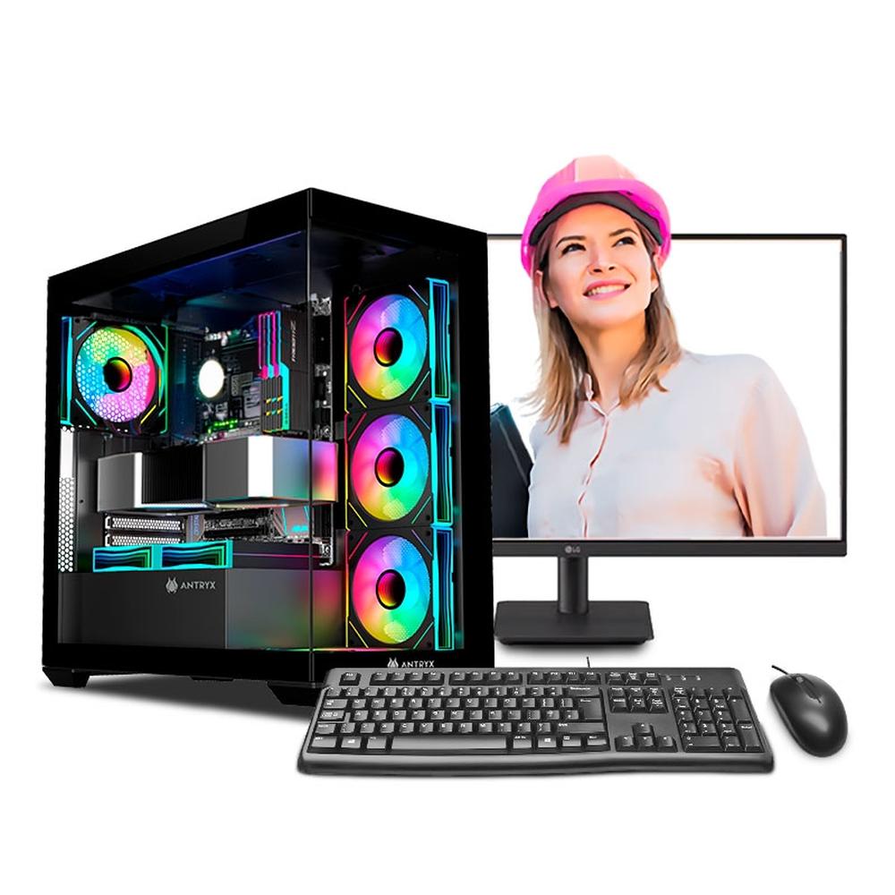 MI PC LISTA - PC INGENIERÍA Y DISEÑO CORE I7 14700F 32GB 1TB 24" IPS RTX5060 8GB MIPCLISTA - MI PC LISTA