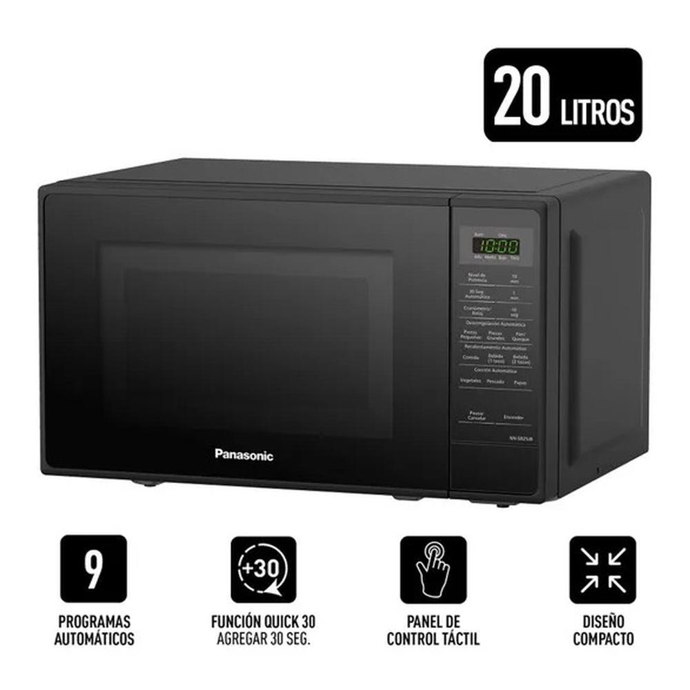HORNO MICROONDAS PANASONIC SB25JB 20 LITROS NEGRO